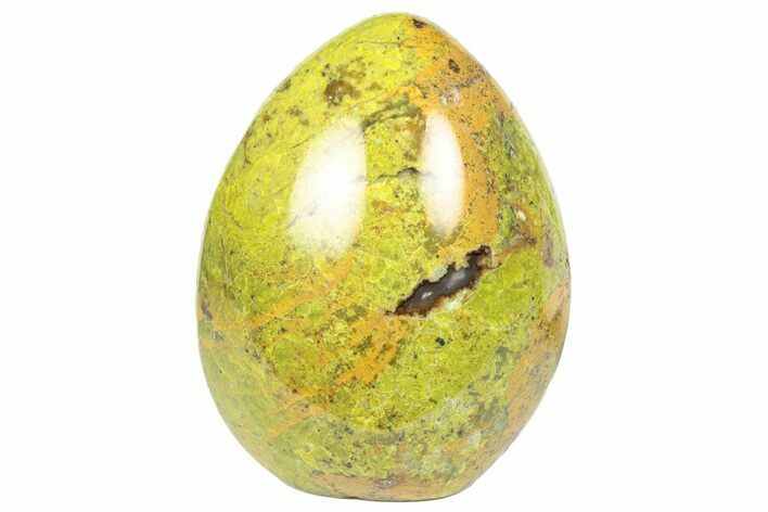 Polished, Free-Standing Green Pistachio Opal - Madagascar #247463